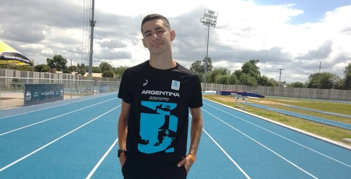 Máximo Andino volverá a representar a la Argentina en el Campeonato Sudamericano U23 de Atletismo - Victoria Primicias